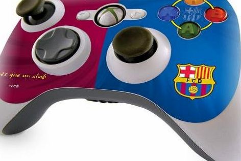 Barcelona F.C. F.C. Barcelona Xbox 360 Controller Skin- Xbox 360 Controller Skin- anti-fade- waterproof bubble-free finish- anti-scratch- easy application- no residue when removed- in a display packet- official lice