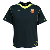 Barcelona Nike 07-08 Barcelona Training Jersey (Black)