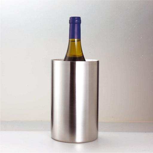 BARCRAFT Stainless Steel Double Walled Wine Cooler