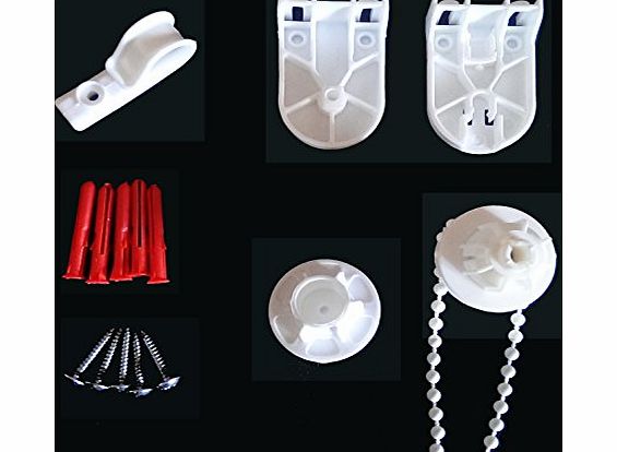 Roller Blind Fitting Kit & Safety Kit - Fits 25mm (1``) Blind Tube*Metal brackets