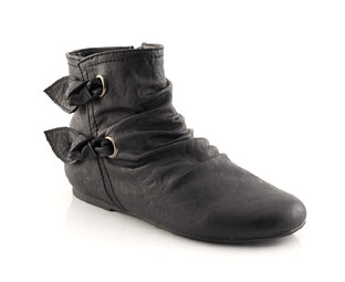 Ankle Boot With Knot Trim - Infant