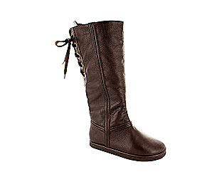 Charming High Leg Casual Boot With Lace Detail