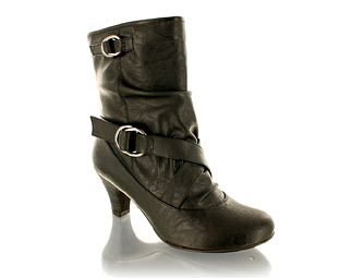Barratts Classic Ankle Boot With Buckle Trim