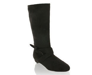 Barratts Cute Mid High Boot With Strap Trim