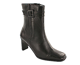 Barratts Elegant Ankle Boot With Buckle Trim