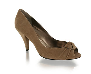 Barratts Essential Peep Toe Shoe With Knot Detail