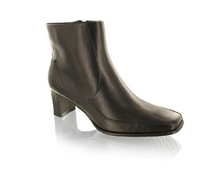 Barratts Fab Leather Ankle Boot With Zip Detail