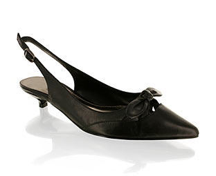 Barratts Fabulous Pointed Toe Low Court Shoe - Size 1 - 2