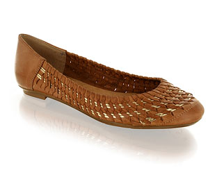 Barratts Funky Round Toe Pump With Weave Detail