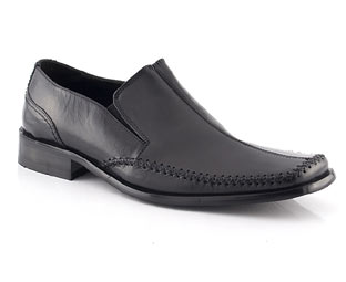 Barratts Smart Formal Shoe With Whipstitch Detail - Size 13-14