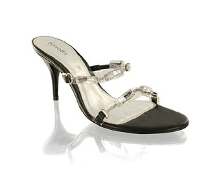 Barratts Stunning Mule With Diamante Trim Detail - Size 1-2
