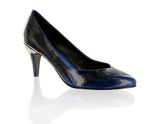 Barratts Stunning Patent Pointed Toe Court Shoe