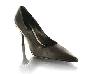 Stylish Leather Court Shoe - Size 1-2