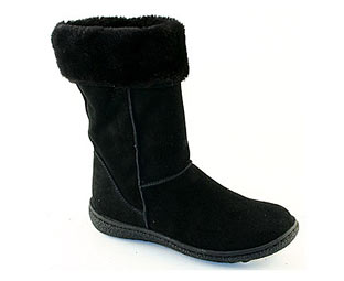 Barratts Stylish Suede Style Mid Length Boot
