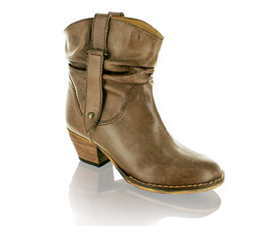 Barratts Trendy Cowboy Style Ankle Boot