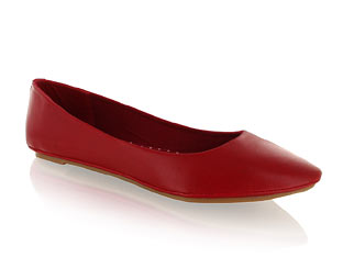 Barratts Trendy Pointed Toe Shoe With Stitch Detail