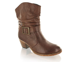 Barratts Western Boot With Buckle Feature - Junior