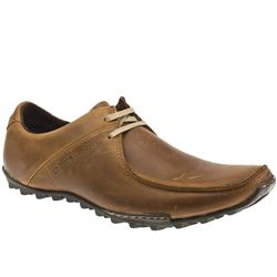 Base London Male Compete Asym Leather Upper in Tan