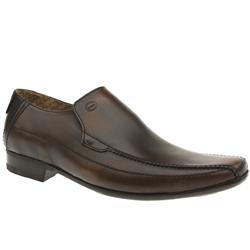Male Ivan Tram Loaf Leather Upper in Dark Brown