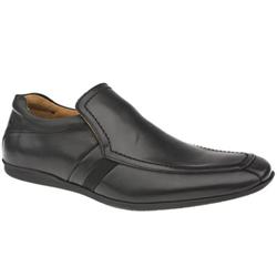 Male Pimple Layer Slip Leather Upper in Black