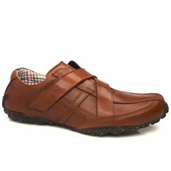 Base London Male Tenticle X Strap Leather Upper in Tan