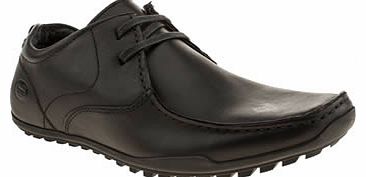 mens base london black armour asymmetric shoes