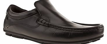 mens base london black britain loafer shoes