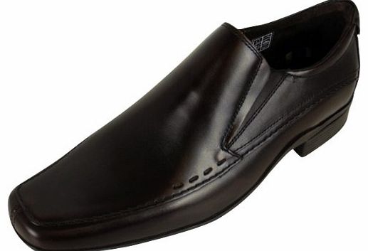 Mens Leather Base London Propelled Designer Shoe Slip On Formal Shoes UK 6