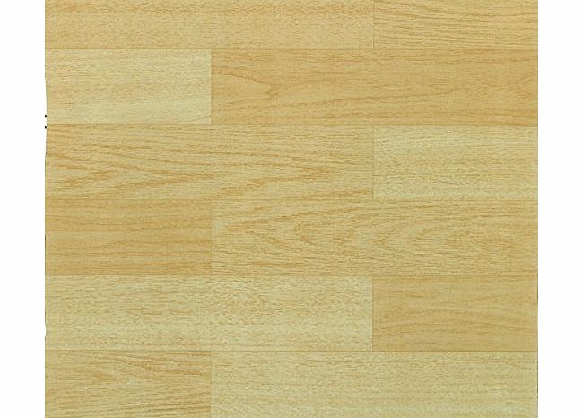 Basets 88 x Vinyl Floor Tiles - Self Adhesive - Kitchen / Bathroom, Sticky - Brand New - Beech Wood Effect (2573)