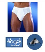 Basic White Midi Briefs by Sloggi