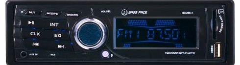 Bass Face SD200.1 240W USB SD AUX MP3 iPod Multimedia Head Unit Car Stereo