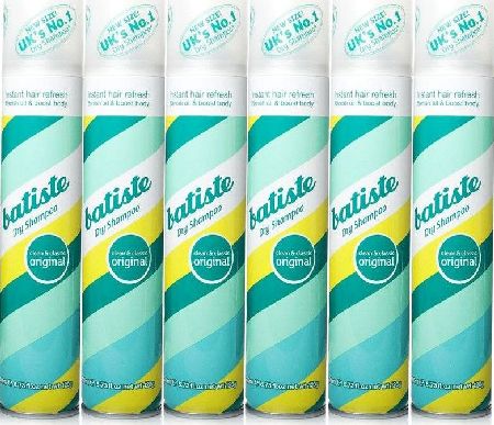 Batiste, 2102[^]0080725 Dry Shampoo Original - 6 Pack