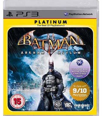 Batman Arkham Asylum Game of the Year PS3 Game