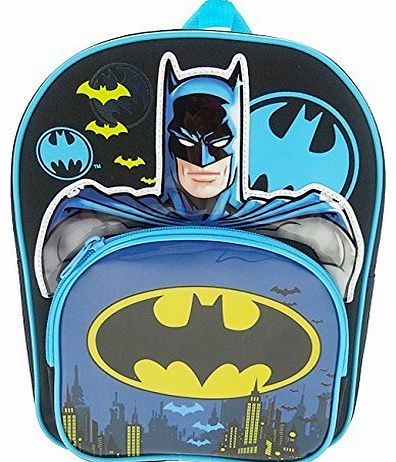 Batman Childrens Backpack Batman Novelty Backpack 8.5 liters Black (Blue/Black) BATMAN001018