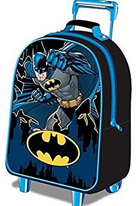 Batman Childrens Luggage Batman Wheeled Bag 15 liters Black (Blue/Black) BATMAN001015