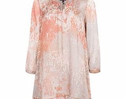 Baukjen by Isabella Oliver Copper silk patterned tunic dress