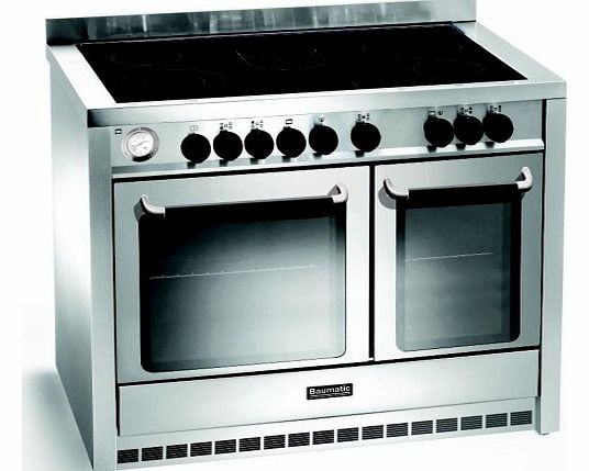 Baumatic BCE1025SS Electric Range Cooker Free Standing Stainless Steel