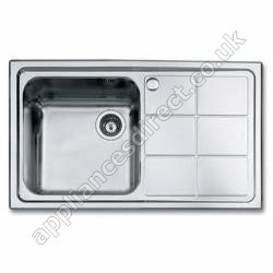 Baumatic Cubix Single Bowl Sink with Drainer - Right hand Drainer
