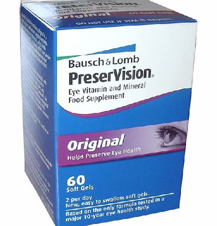 Bausch and Lomb PreserVision Original Soft Gels 60