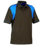 Bay Hill by Arnold Palmer Galvin Green Josh Polo Shirt Chocolate/Intense Blue S