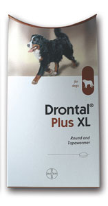 Bayer UK Drontal Plus XL Dog Worming Tablet