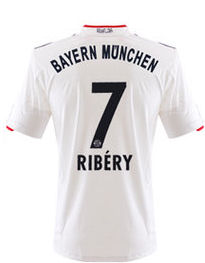 Bayern Munich Adidas 2011-12 Bayern Munich Away Shirt (Ribery 7)
