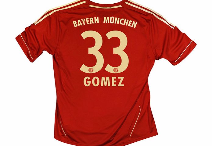 Bayern Munich Adidas 2011-12 Bayern Munich Home Shirt (Gomez 33)