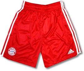 Adidas Bayern Munich home shorts 04/05