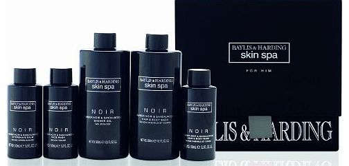Skin Spa Amber Noir and Sandalwood Gift Set for Men
