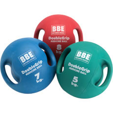 BBE 10 Kg Double Grip Medicine Ball(Black/White)
