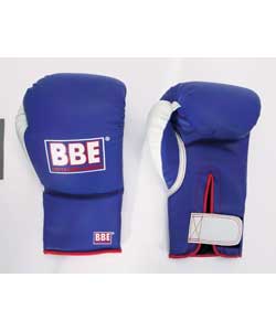 10oz Sparring Gloves - Blue and White