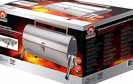 BBQ Collection (BBQC6) Stainless Steel Portable Barbecue, Black