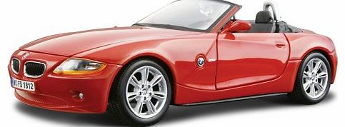 Bburago BMW Z4 in Metallic Grey (1:24 scale) Diecast Model Car (colors may vary )