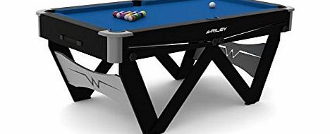 Riley ``W`` Leg 5 Folding Pool Table